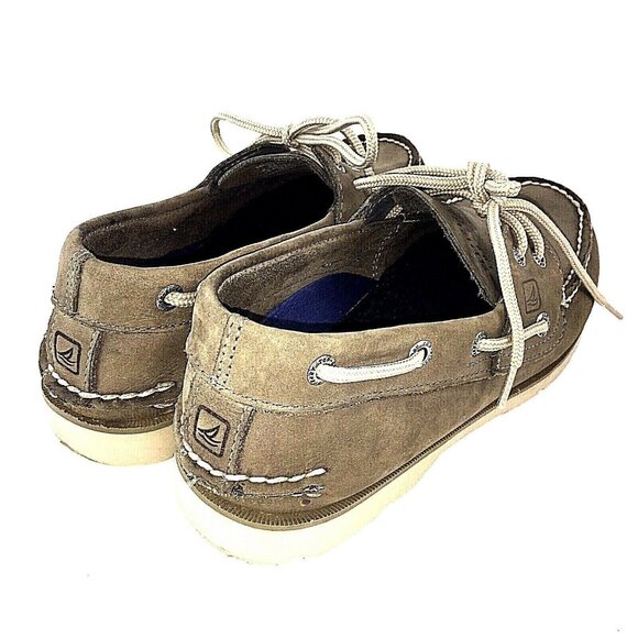 Sperry Top-Sider Mens Tan Leather Boat Shoes sz 7.5 M US EUC - Picture 8 of 12